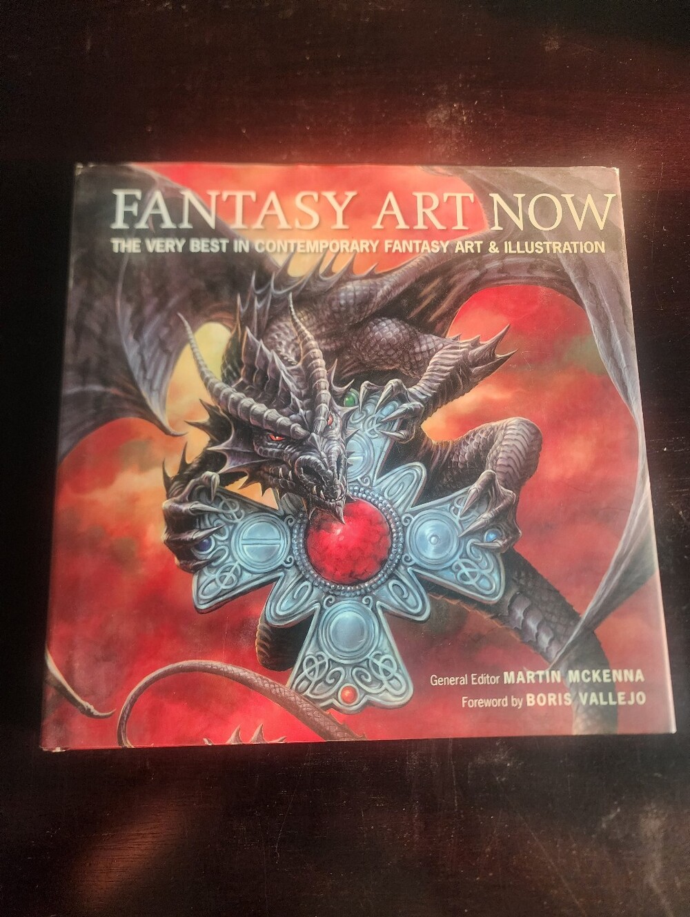 Fantasy Art Now Hardcover Art Book - Red & Black Dragon Cover
